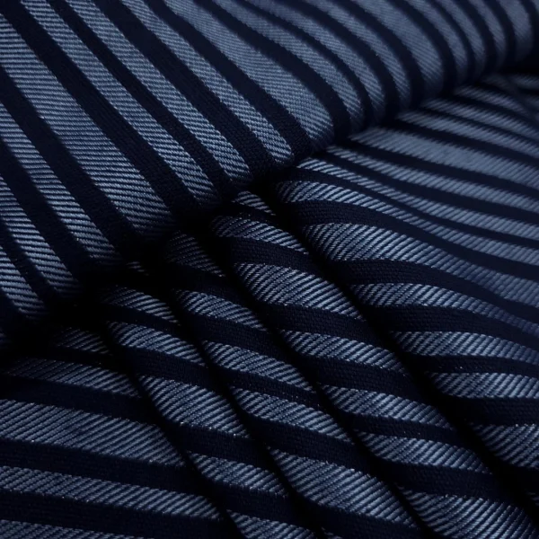 EMBELLISHED TWILL SUITING BLUE