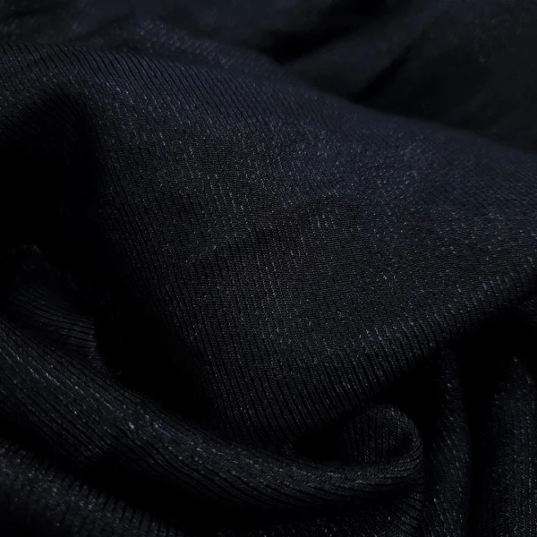 SHIMMER COTTON TWILL BLACK