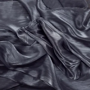 ORGANDY SHIMMER CRUSHED GRAY