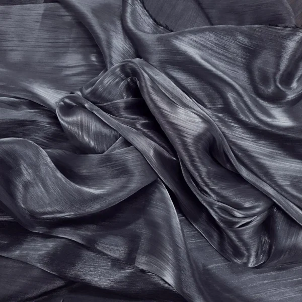 ORGANDY SHIMMER CRUSHED GRAY