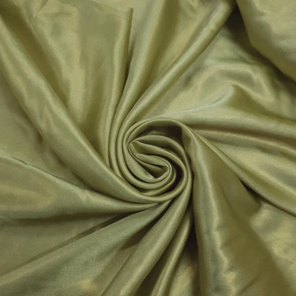 SATIN WITH GOLD FOIL CHARTREUSE