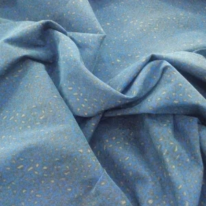 PRINTED BENGALINE INGWE DESIGN ROYAL BLUE