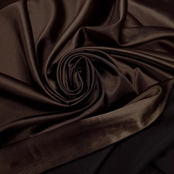 SATIN 2TONE STRETCH BROWN