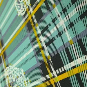 PRINTED SCUBA CHECK MINT GREEN