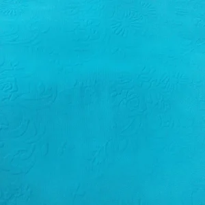 EMBOSSED GEORGETTE TURQUOISE BLUE