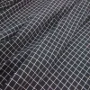 PRINTED STETCH BENGALINE CHECK BLACK
