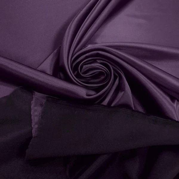 TWO TONE STRETCH SATIN MAUVE