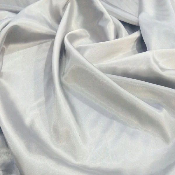 SATIN 2TONE STRETCH SILVER