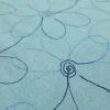RAYON COTTON LINEN WITH EMBROIDERED DETAILS POWDER BLUE