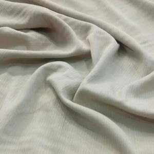 PRINTED POLYSPANDEX WAVE BEIGE