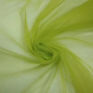 MEDIUM STIFF TULLE CHARTREUSE