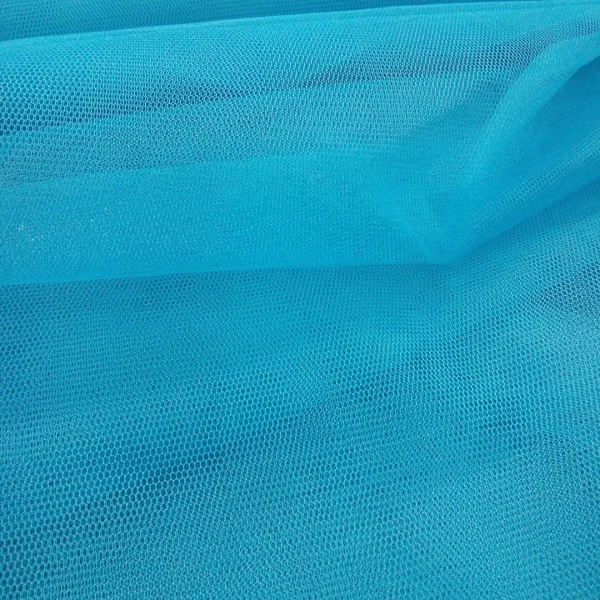 MEDIUM STIFF TULLE TURQUOISE BLUE
