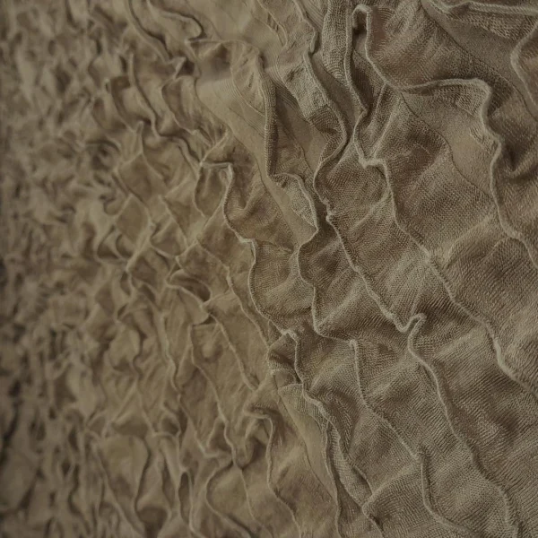 RUFFLE KNIT BEIGE