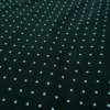 PRINTED STRETCH COTTON  POPLIN DOTTED WHITE