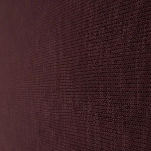 SLUB JERSEY KNIT WITH BURGUNDY