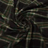 ACRYLIC TWEED CHECK GREEN n BROWN