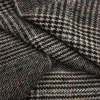 ACRYLIC TWEED PRINCE OF WHALES BROWN