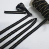 APC-A13849-G-1.webp CHAIN ON BLACK BRAID GOLD LARGE