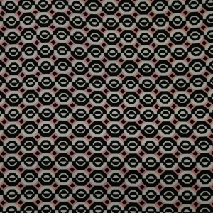 BENGALINE PRINT (D104)-CIRCLE PEACH