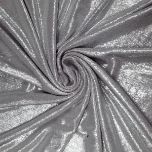 BIJU FOILED  LYCRA SILVER