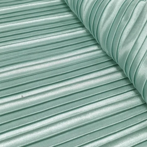 POLY PLEATED BODRE MOSS GREEN