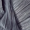 POLY PLEATED BODRE FOIL-ONYX GREY