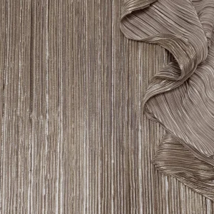 POLY PLEATED BODRE FOIL-ONYX MUSHROOM