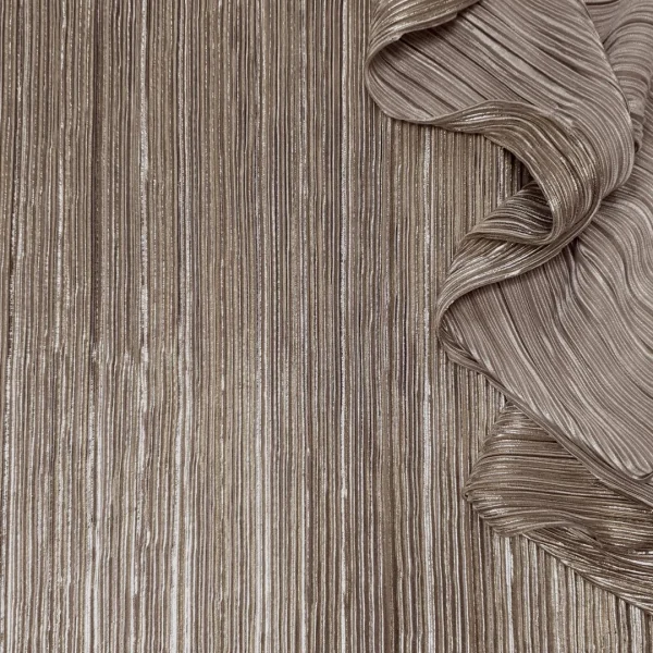 BODREF-MUSH.webp POLY PLEATED BODRE FOIL-ONYX MUSHROOM
