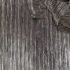 POLY PLEATED BODRE FOIL-ONYX TAUPE