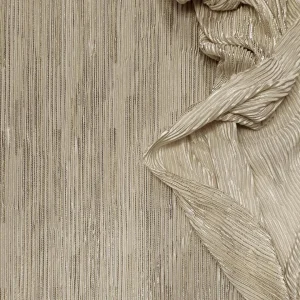 POLY PLEATED BODRE FOIL-OPAL CREAM