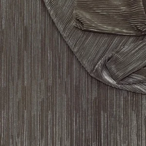 POLY PLEATED BODRE FOIL-OPAL TAUPE