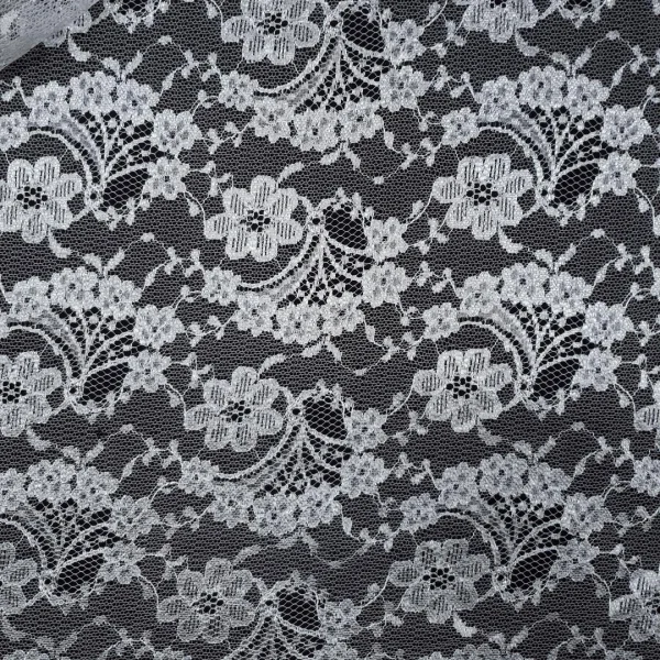 LACE FOILED BOHELIAM WHITE(2)