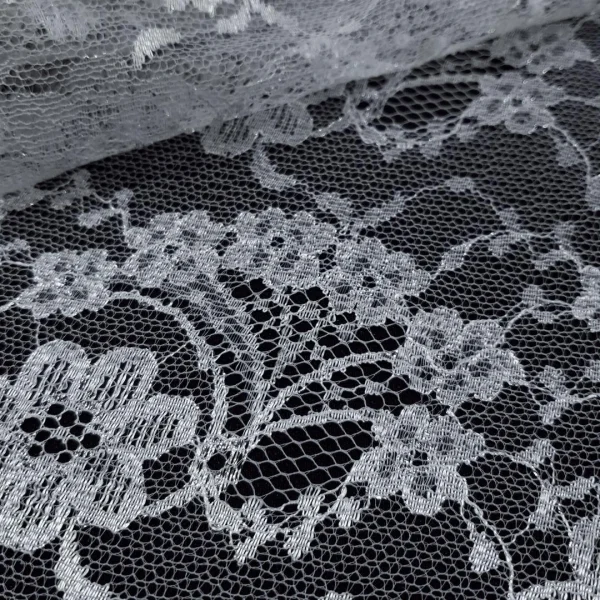 LACE FOILED BOHELIAM WHITE(2)