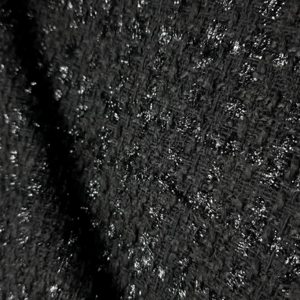 BOUCLE LUREX-TWEED BLACK