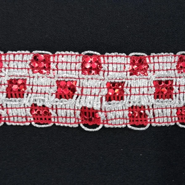 SILV COL BLOCK BRAID GOLD