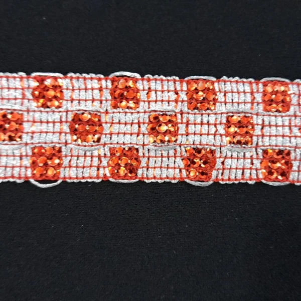SILV COL BLOCK BRAID GOLD