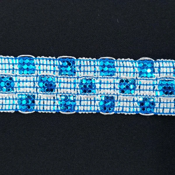 SILV COL BLOCK BRAID GOLD