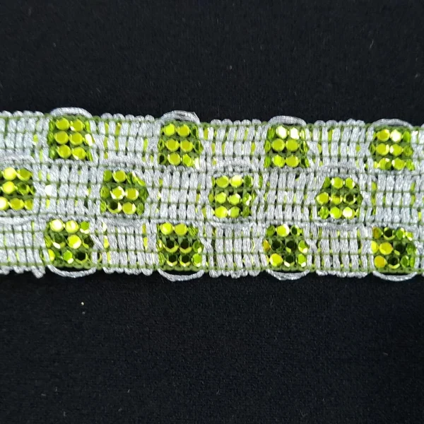 SILV COL BLOCK BRAID GOLD