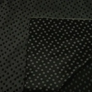 BROCADE SPOT BLACK AND SILVER