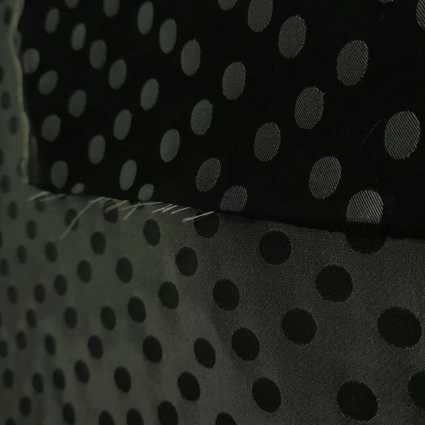 BROCADE SPOT BLACK AND SILVER