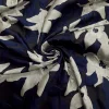 BROCADE 3D FLORAL DAISY NAVY and BLACK