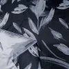 BROCADE 3D BOSTON LEAF BLACK and SILVER