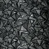 BROCADE PARIS 3D DIAMOND SILV ON BLK