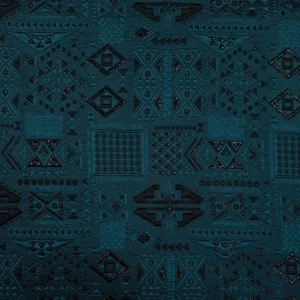 BROCADE PARIS 3D DIAMOND 1 TEAL