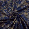BROCADE 3D FLORAL DAISY DES C NAVY