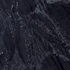 BROCADE PARIS 3D(D3C4)-LEAF BLACK