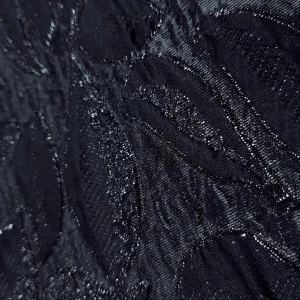 BROCADE PARIS 3D(D3C4)-LEAF BLACK