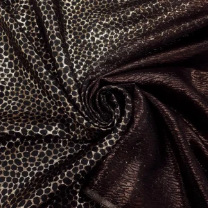 BROCADE 3D OMBRE BROWN n GOLD