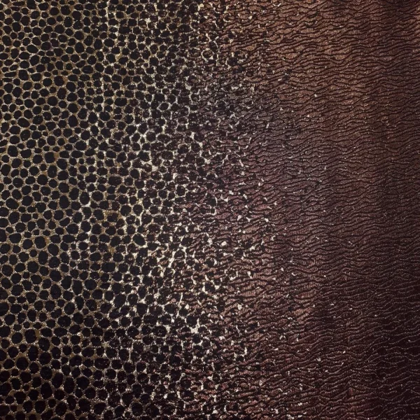BROCADE 3D OMBRE BROWN n GOLD
