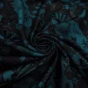 BROCADE PARIS (3D) ROSE1 DES E TEAL and BLACK